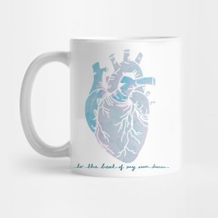 To The Beat of My Own Drum | Heart Surgery Survivor Warrior | Digital Design Mug